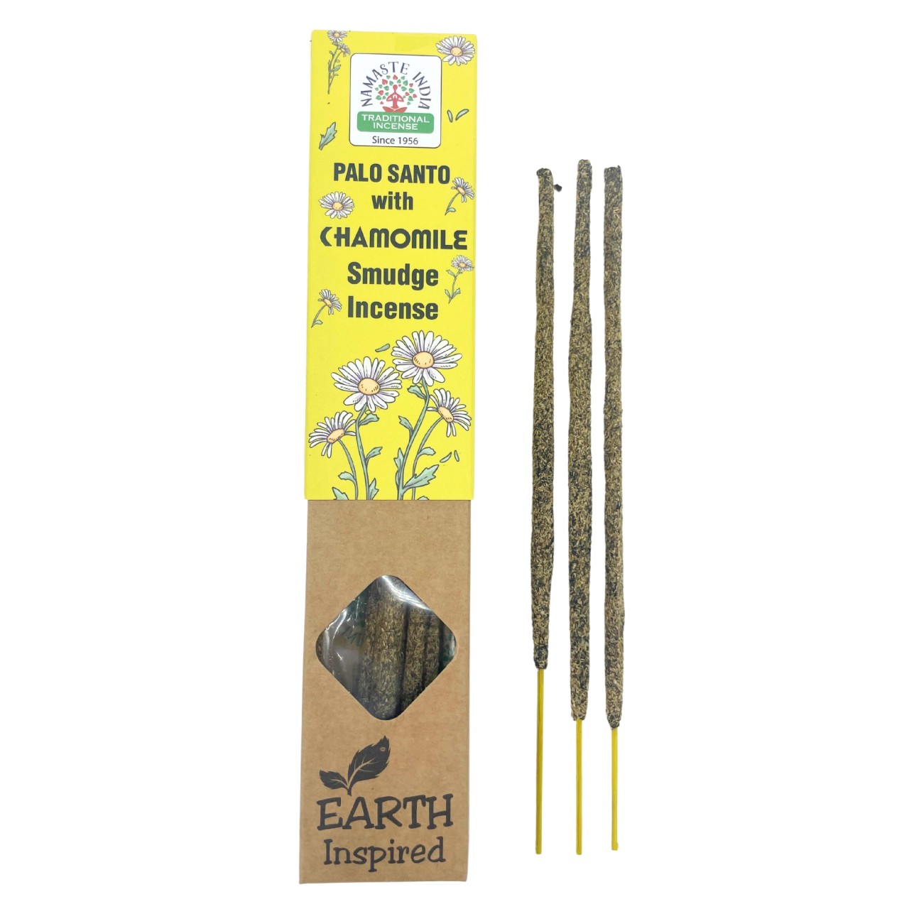 Namaste Earth Smudge Palo Santo & Kamille Räucherstäbchen 30g