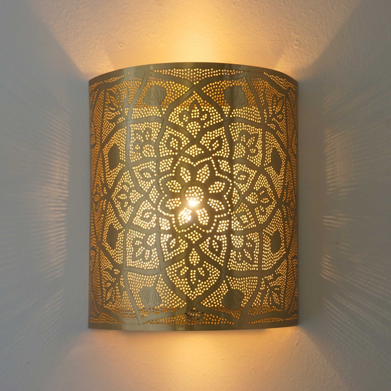 Wandlampe Taiepa Mandala S 30cm goldfarben sweet mint