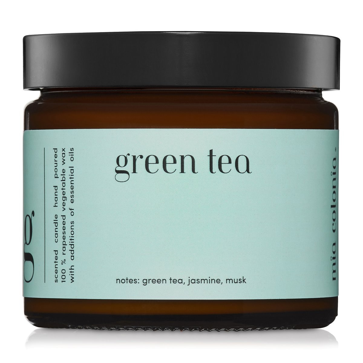 Duftkerze Green Tea 100% natürliches Rapswachs